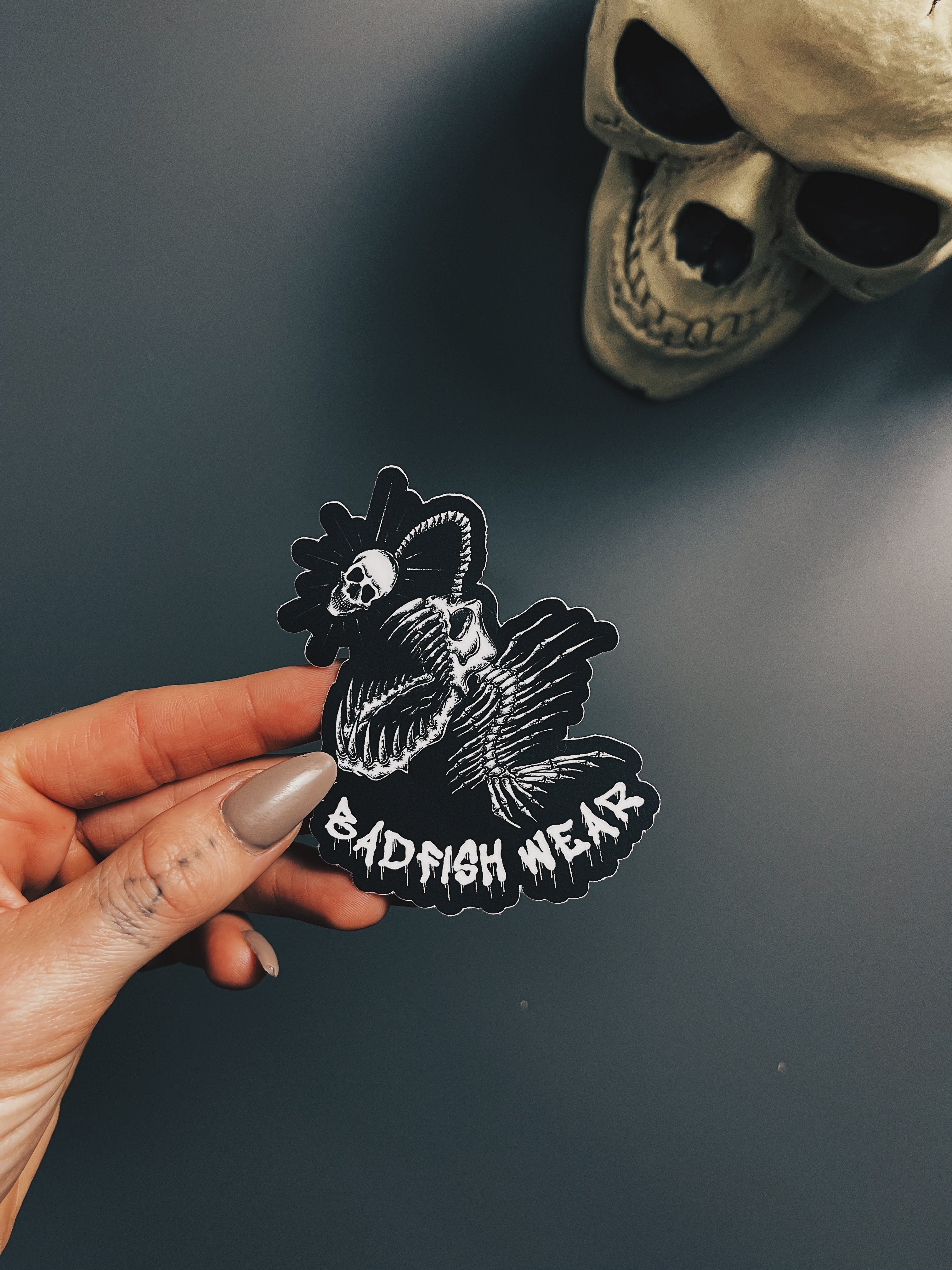 ANGLER FISH STICKER – BadFish Wear